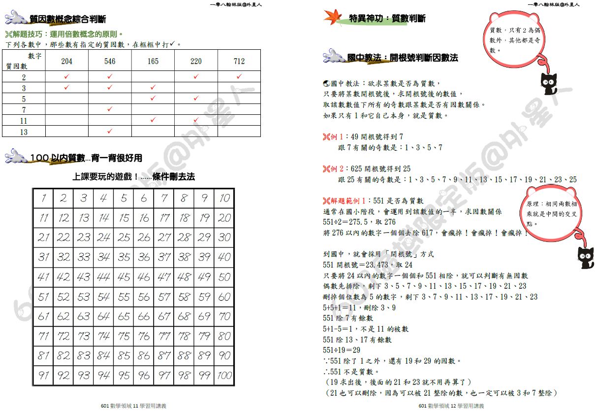 第一單元最大公因數與最小公倍數:: Etworld7
